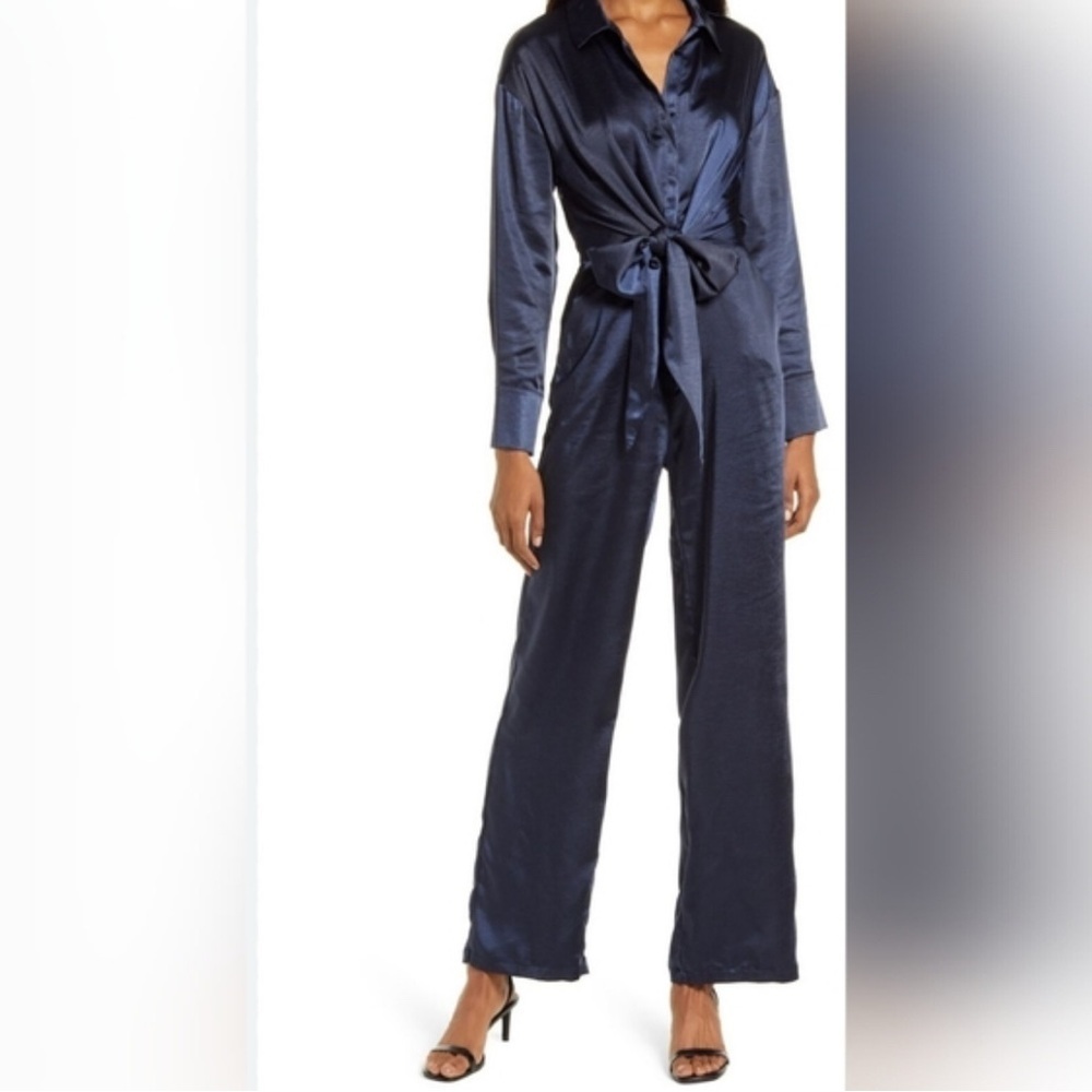 NWT 4th & Reckless Gia Jumpsuit 8 Tall